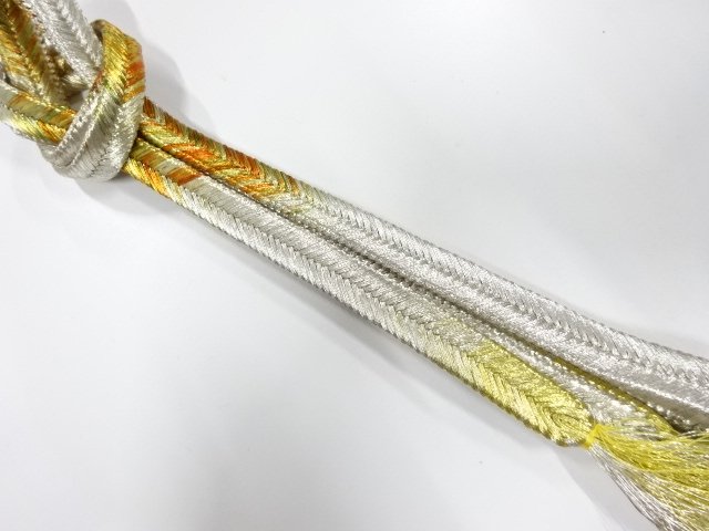 JAPANESE KIMONO / HAND-TIED OBIJIME